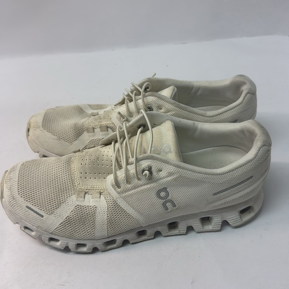 Used On Running White Athletic Shoes women’s size 9.5 - Picture 2 of 5